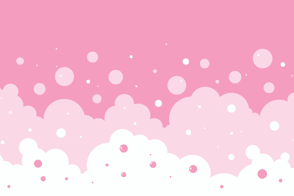 Bubbles On Pink Flat Illo 1200X800